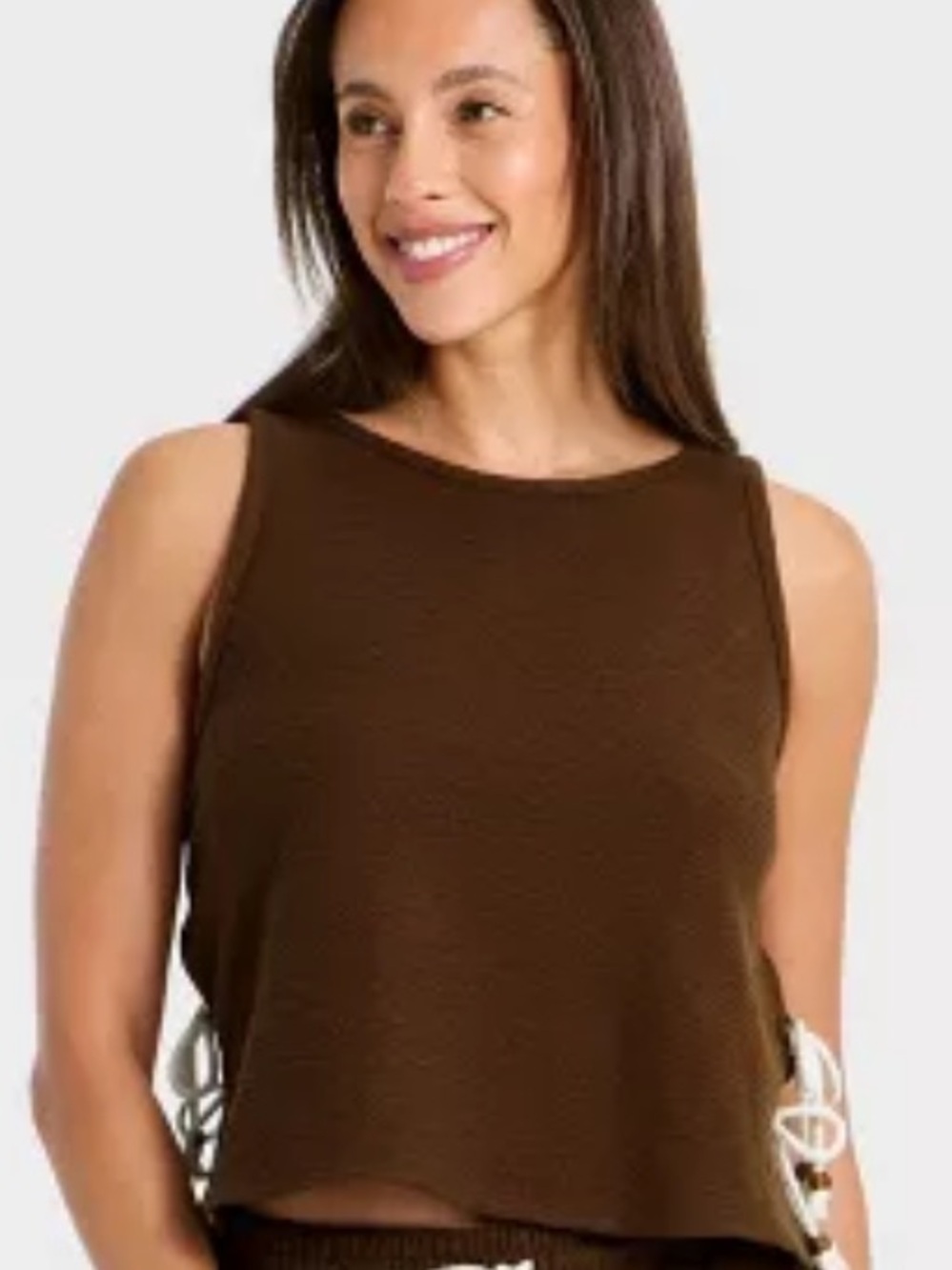 Universal Thread Women’s Brown Sleeveless Knit Tank Top XS